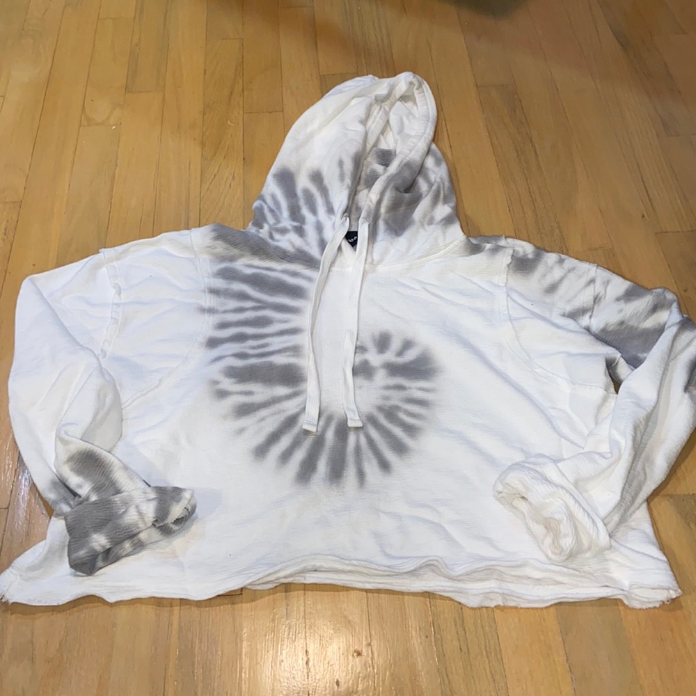 Tie Dye Cropped Hoodie